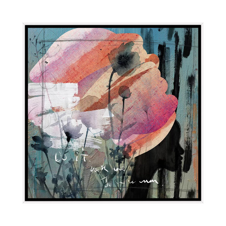 Turban by Nikki Chu - Painting Print East Urban Home Mat Color: No Mat Size: 37" H x 37" W x 1.5" D Format: White Framed Canvas