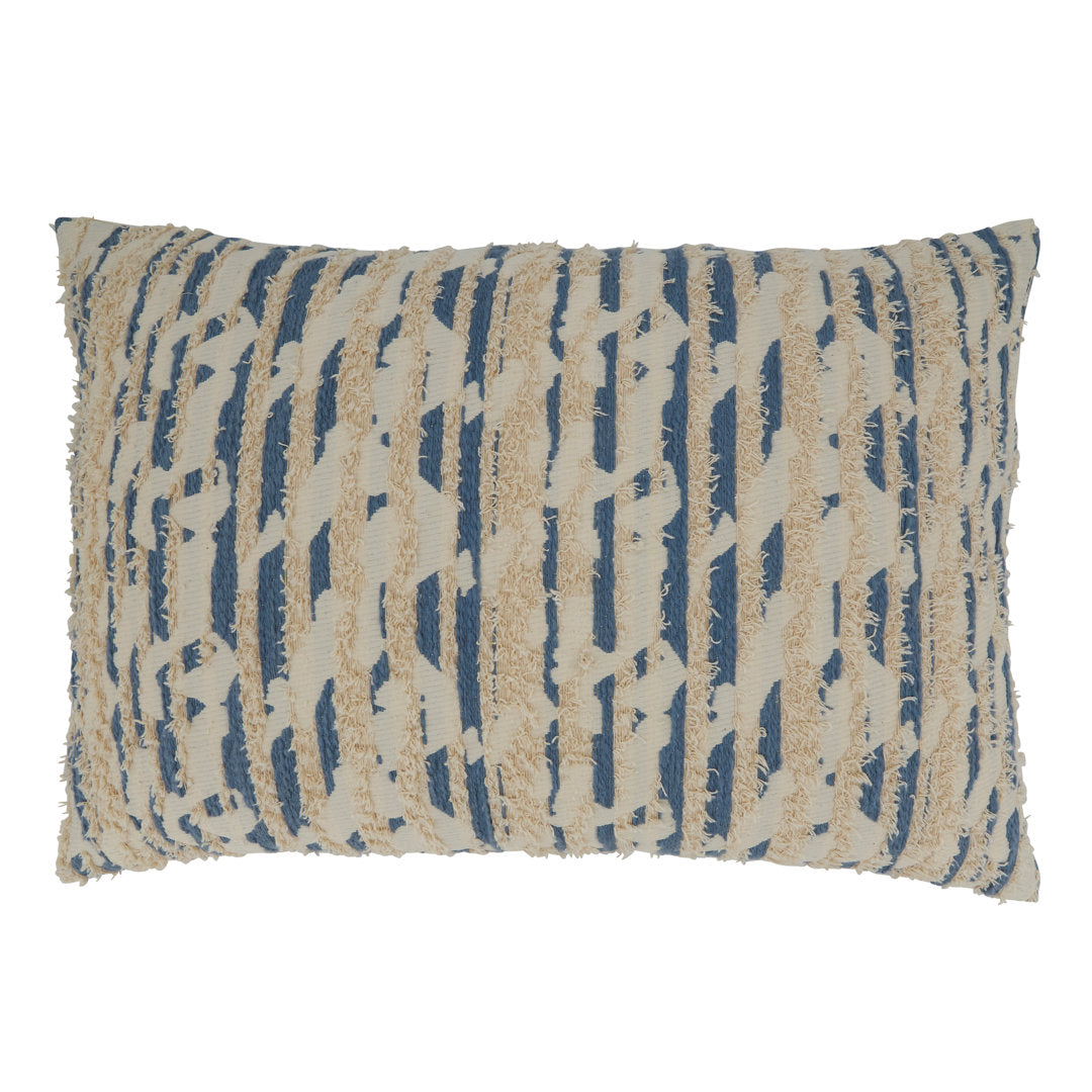 Trivium Rectangular Cotton Pillow Cover & Insert Saro