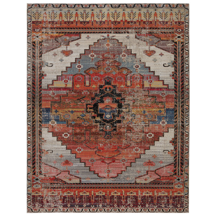 Haden Indoor/Outdoor Soft Power-Loomed Oriental Area Rug by Jaipur Living Steelside™ Rug Size: Rectangle 7'6" x 9'6"