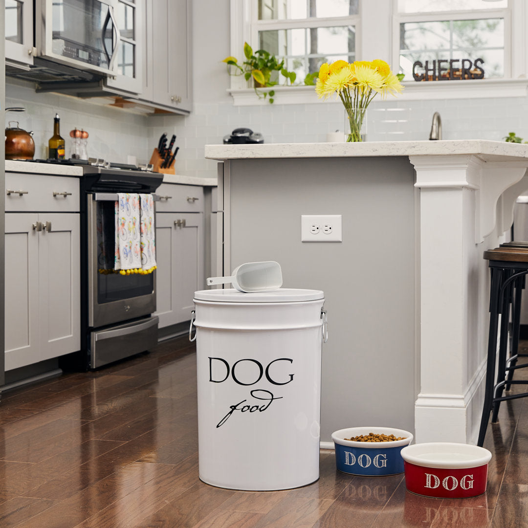 Classic Food Storage Container Harry Barker Color: White Capacity: 22 lb