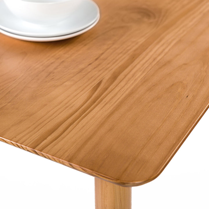 Goodyear Solid Wood Dining Table Corrigan Studio® Size: 29.48" W x 47.2" L