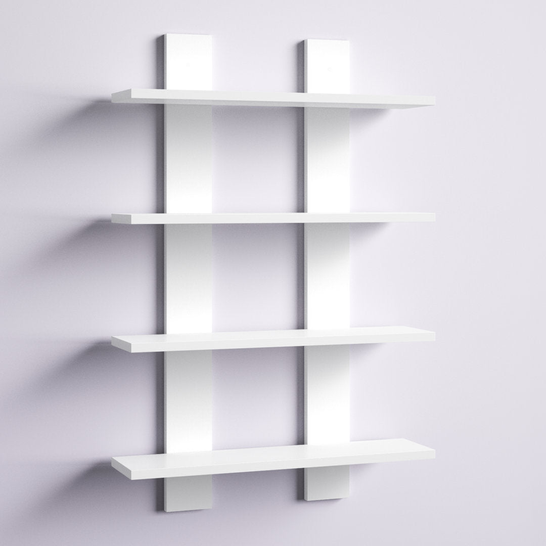 Angelinamarie 4 Piece Tiered Shelf Wade Logan® Finish: White