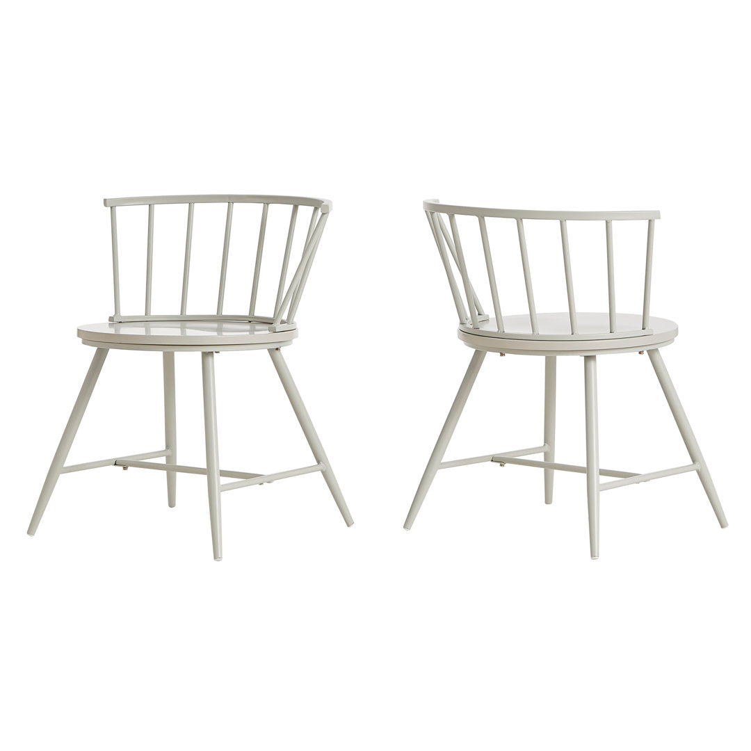 Johanna Metal Side Chair (Set of 2) Laurel Foundry Modern Farmhouse® Color: Silver Birch
