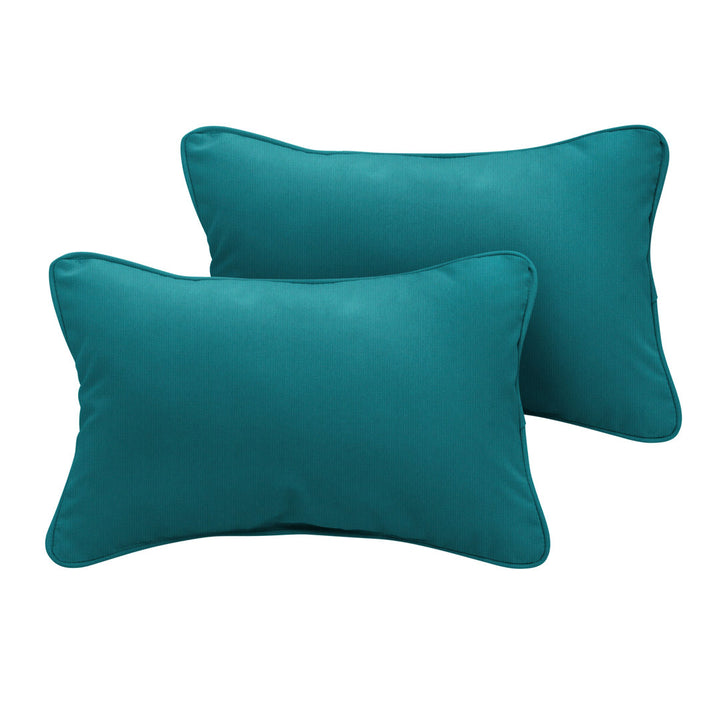 Boylston Outdoor Rectangular Pillow Cover & Insert (Set of 2) Birch Lane™ Color: Aqua