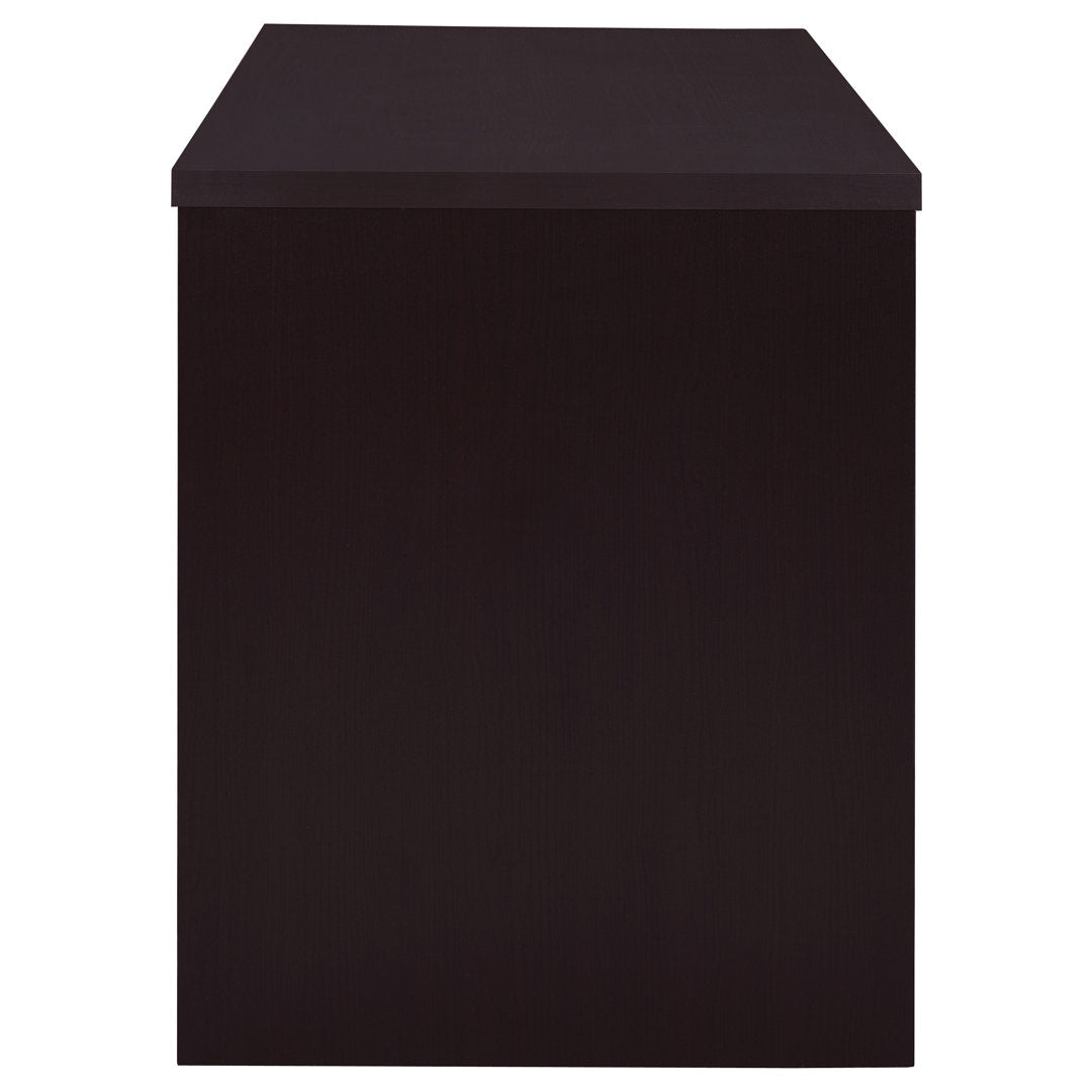 Alyun Credenza desk Latitude Run® Color: Cappucino