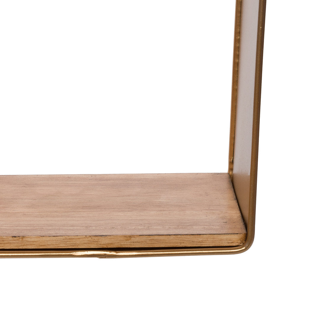 Aurelia Arch Metal Modern Wall Shelf Set Everly Quinn