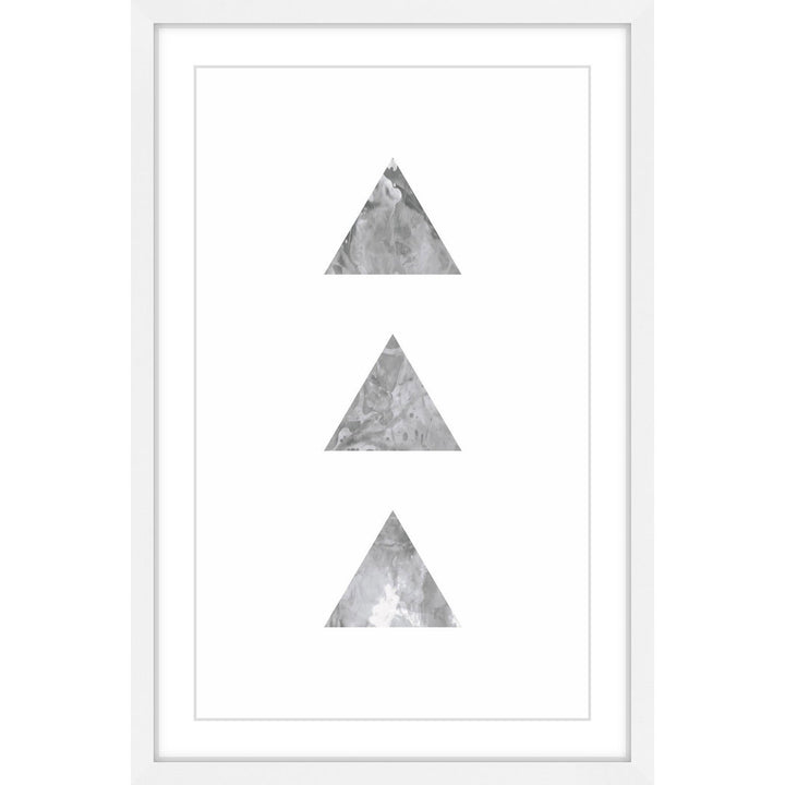 Tri' by Bryon White Framed Painting Print on Paper Marmont Hill Size: 30" H x 20" W x 1.5" D