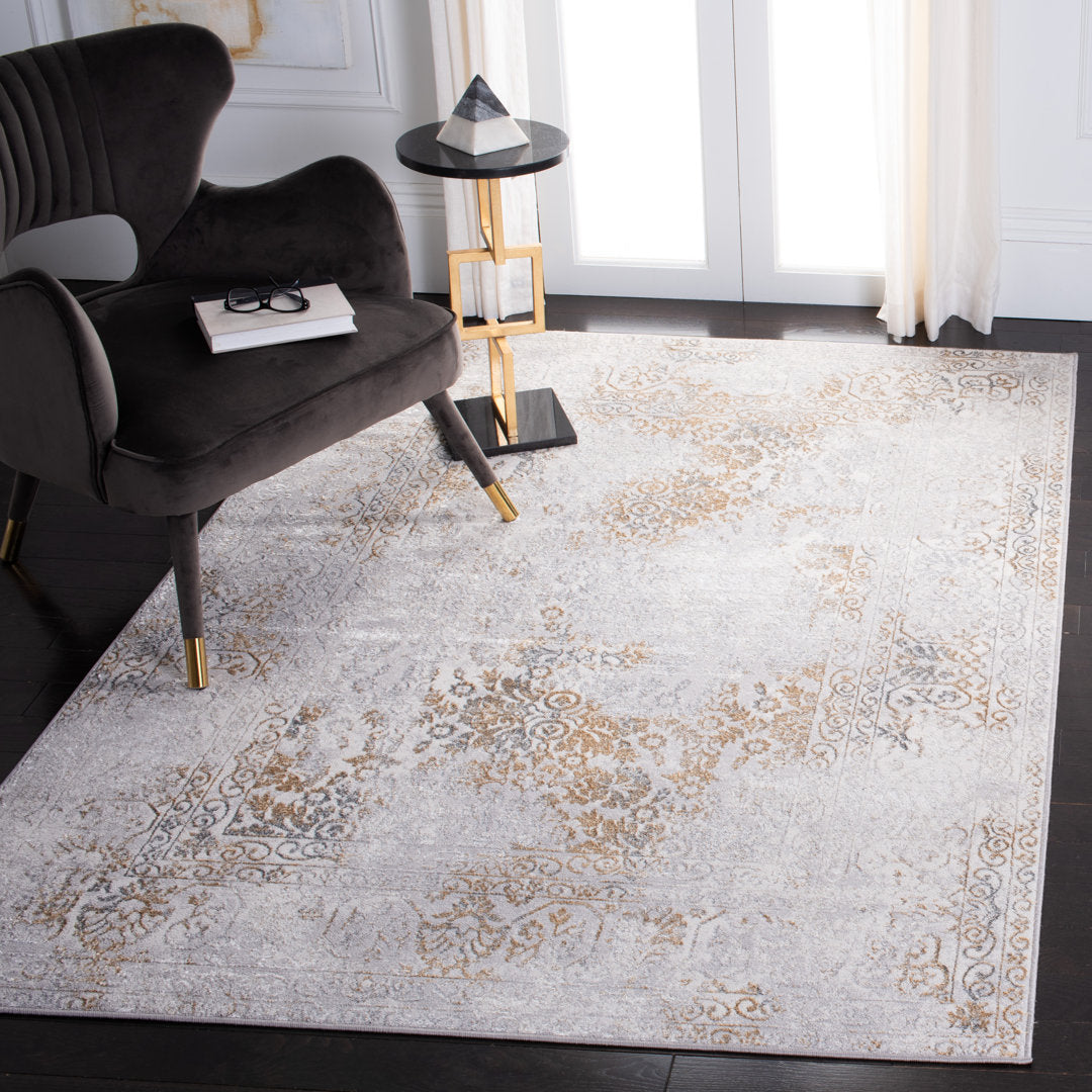 Calhoune Performance Oriental Rug Charlton Home® Rug Size: Rectangle 4'5" x 6'5"