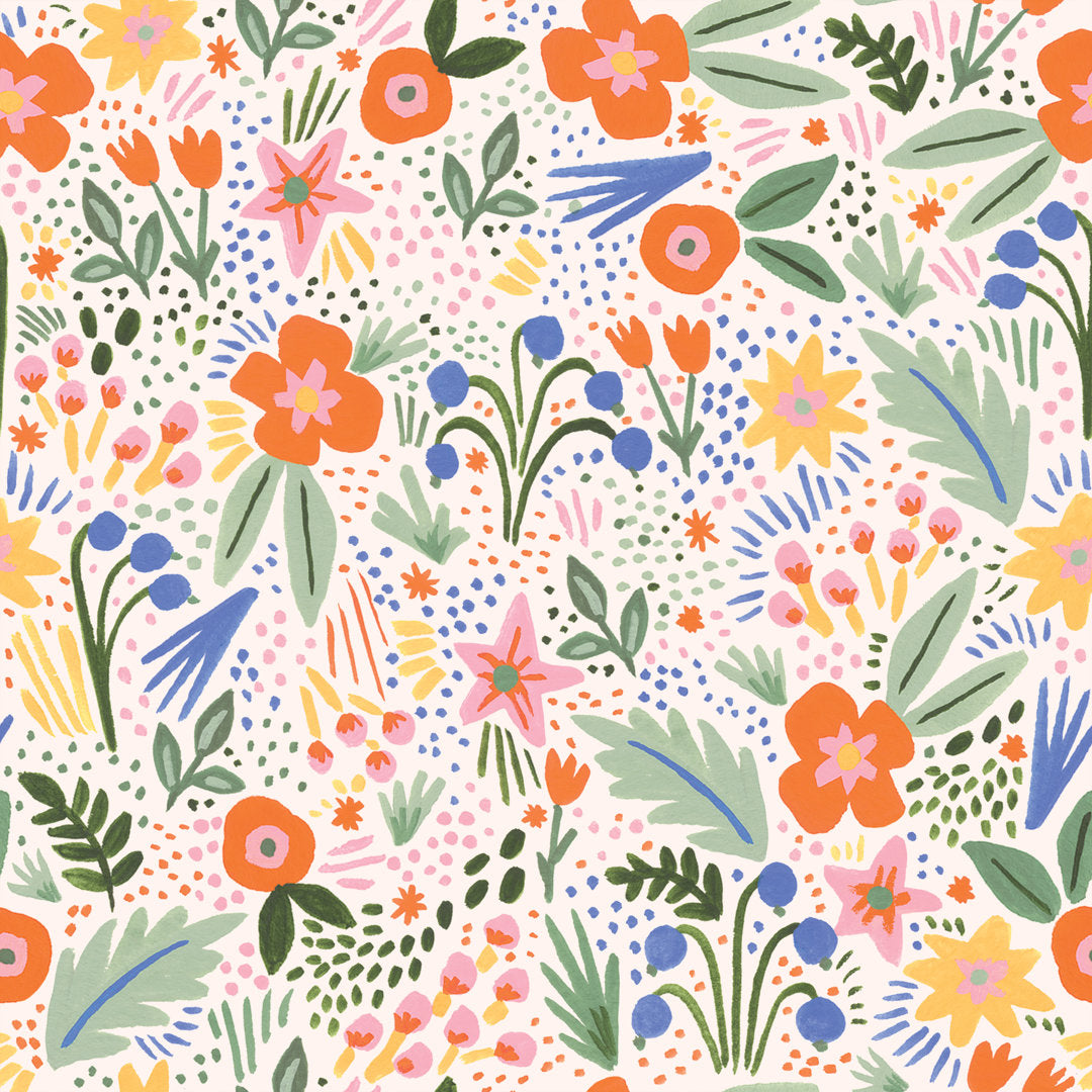 Rifle Paper Co. x Cloth & Company Bristol Armchair Rifle Paper Co. x Cloth & Company Body Fabric: Rpc Merida Multi Linen