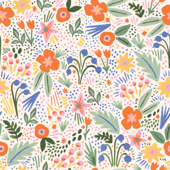 Rifle Paper Co. x Cloth & Company Bristol Armchair Rifle Paper Co. x Cloth & Company Body Fabric: Rpc Merida Multi Linen