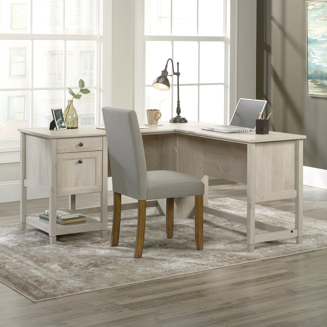 Gunalda L-Shape Executive Desk Red Barrel Studio® Color: Chalked Chestnut