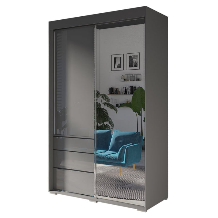 Alies Armoire Wade Logan® Color: Gray