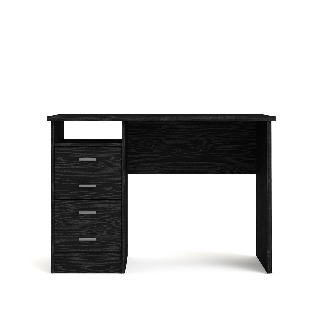 Rushayne Desk Orren Ellis Color: Black Woodgrain