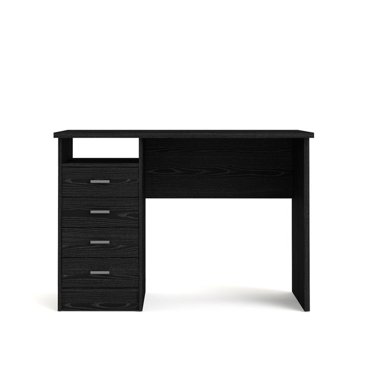 Rushayne Desk Orren Ellis Color: Black Woodgrain
