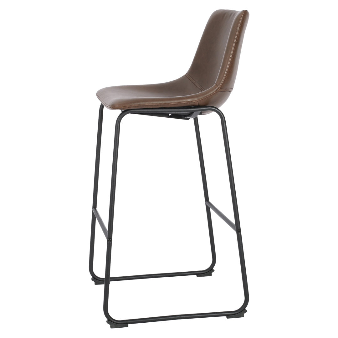 Cobina Counter & Bar Stool (Set of 2) Dakota Fields Seat Height: Bar Stool (30" Seat Height), Finish: Vintage Brown