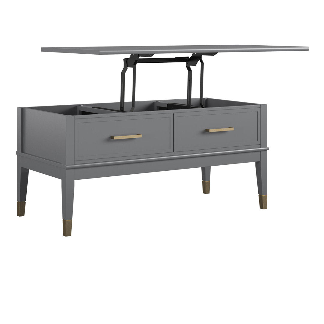 Westerleigh Storage Lift-Top Coffee Table CosmoLiving by Cosmopolitan Color: Graphite Gray