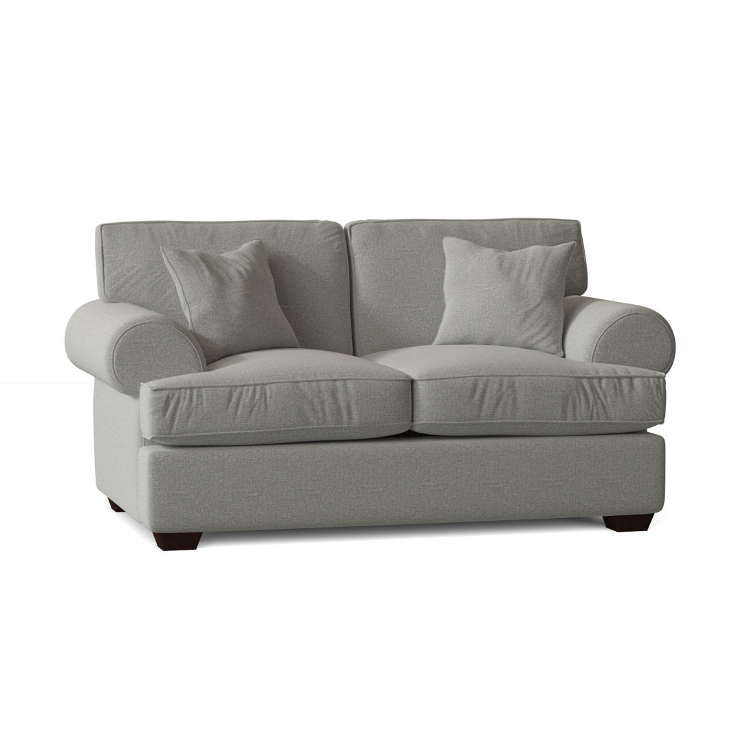 67" Recessed Arm Loveseat Birch Lane™ Fabric: Vault Spa Performance