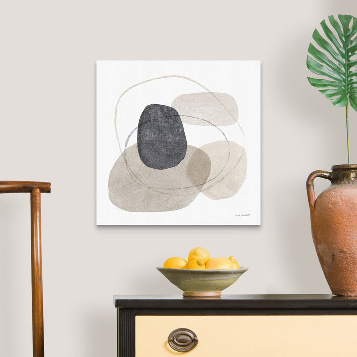 Think Neutral 10 by Lisa Audit - Painting on Canvas Mercury Row® Size: 20" H x 20" W Format: Wrapped Canvas