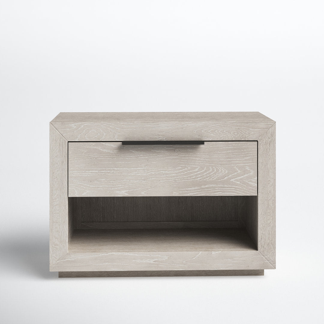 Aria 1 - Drawer Nightstand in Light Gray Joss & Main