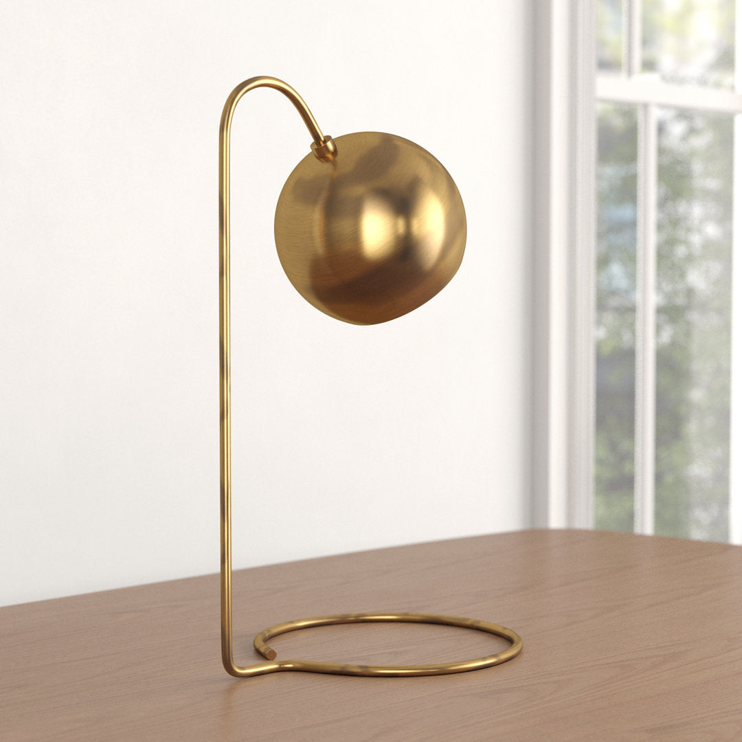 Rehaan 22" Desk Lamp George Oliver Finish: Gold