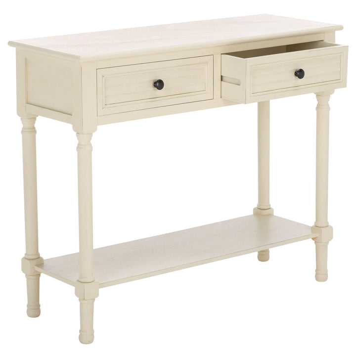 Amondre 36'' Console Table Highland Dunes Color: Distressed White
