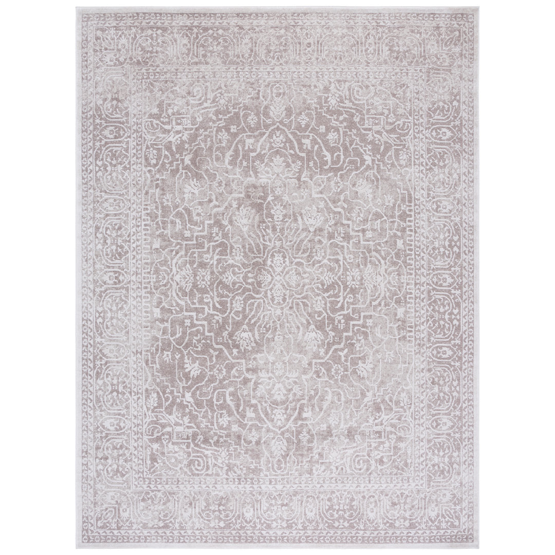 Calidia Oriental Beige/Cream Area Rug Laurel Foundry Modern Farmhouse® Rug Size: Rectangle 8' x 10'