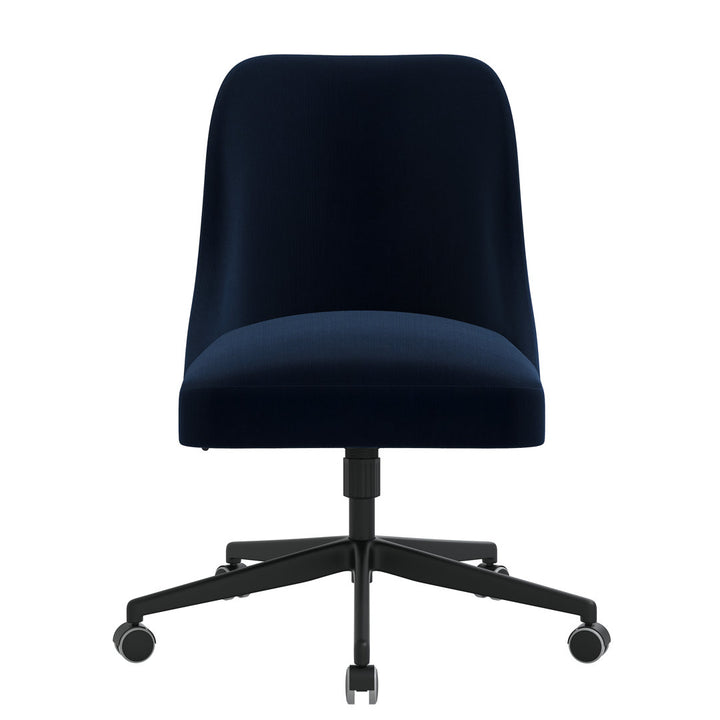 Acosta Task Chair AllModern Upholstery Color: Monaco Eclipse Velvet
