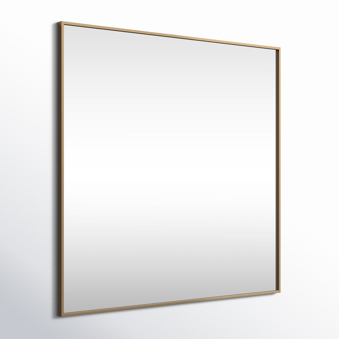 Valparaiso Accent Mirror Wade Logan® Size: 42"  x 42"  Finish: Brass