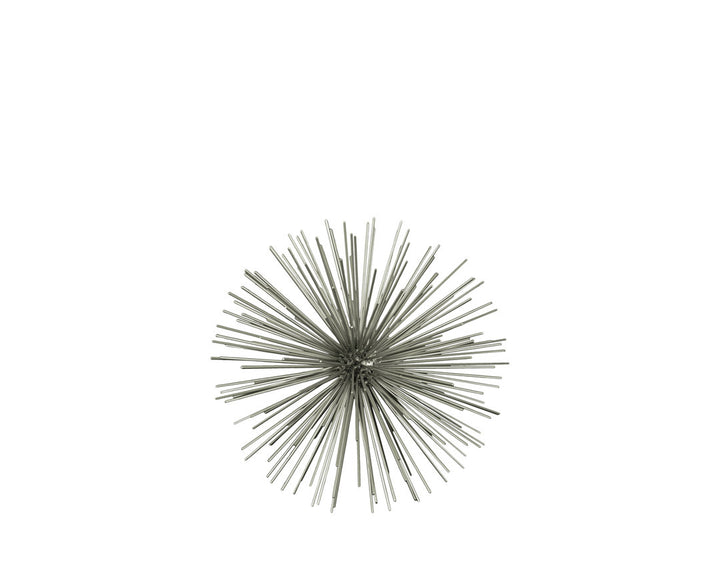 Erizo Spiked Large Sphere Mercer41 Color: Silver Size: 8" H x 8" W x 8" D