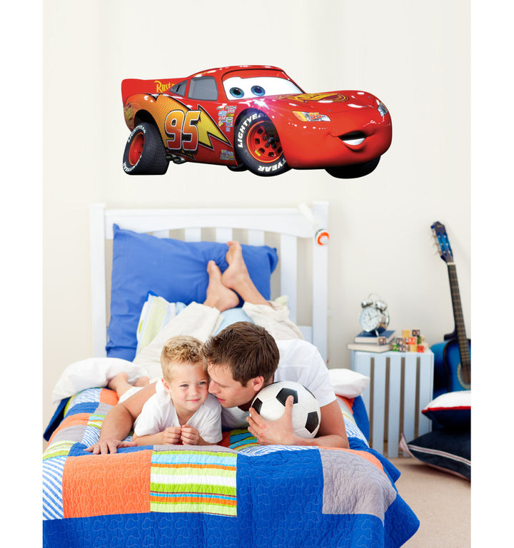 Cars Lightning McQueen Giant Wall Decal Room Mates