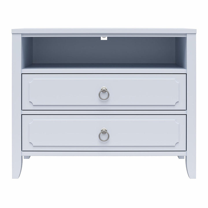 Her Majesty 2 - Drawer Nightstand Novogratz Color: Powder Blue