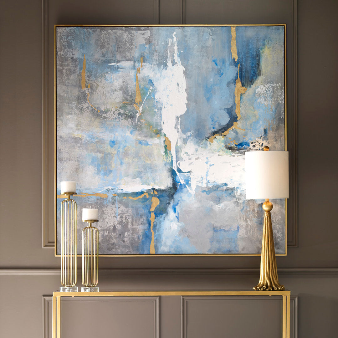 Mediterranean' Framed Print on Canvas Everly Quinn