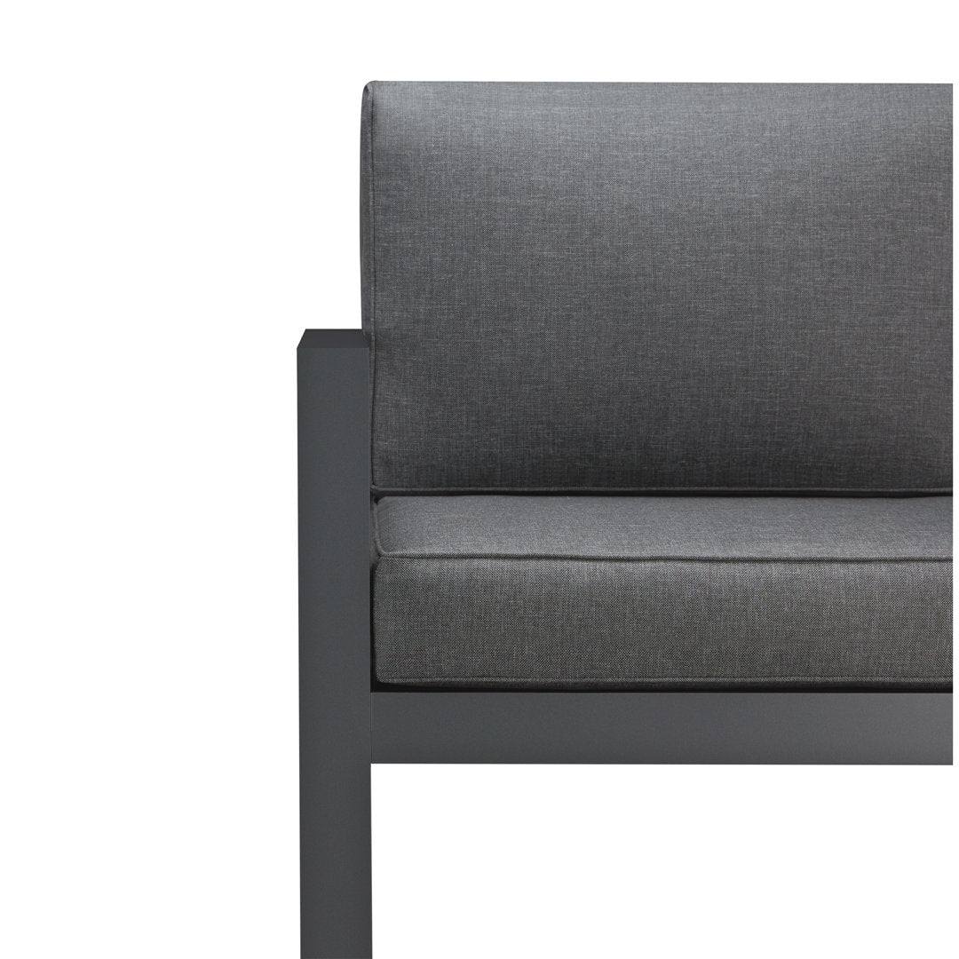BALTIC Patio Chair (Set of 2) Real Flame Frame Color: Gray