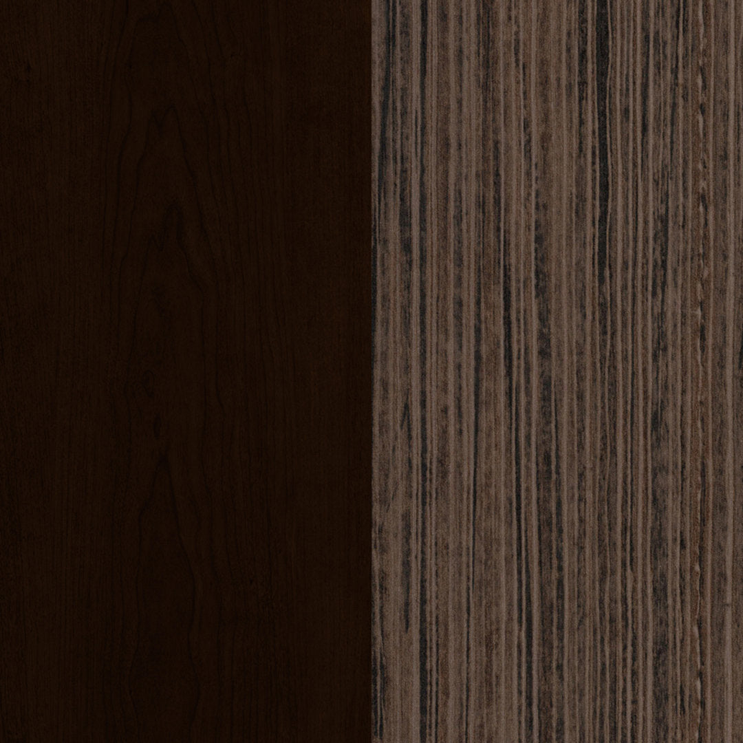 Agora Floating TV Stand for TVs up to 65" South Shore Color: Chocolate and Zebrano