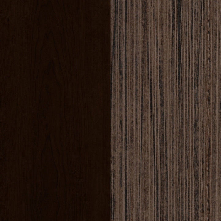 Agora Floating TV Stand for TVs up to 65" South Shore Color: Chocolate and Zebrano