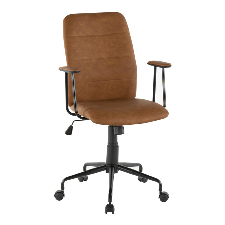 Zion Task Chair Steelside™ Upholstery Color: Brown