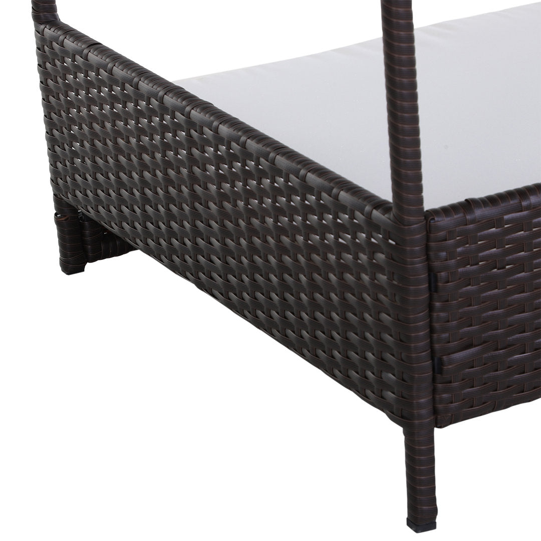 Lininger Wicker Dog House Three Posts™ Size: 27.5" H x 37.5" W x 27.25" D Finish: Brown