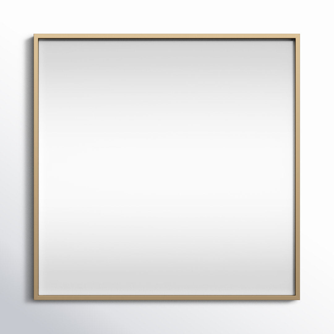 Valparaiso Accent Mirror Wade Logan® Size: 24"  x 24"  Finish: Brass