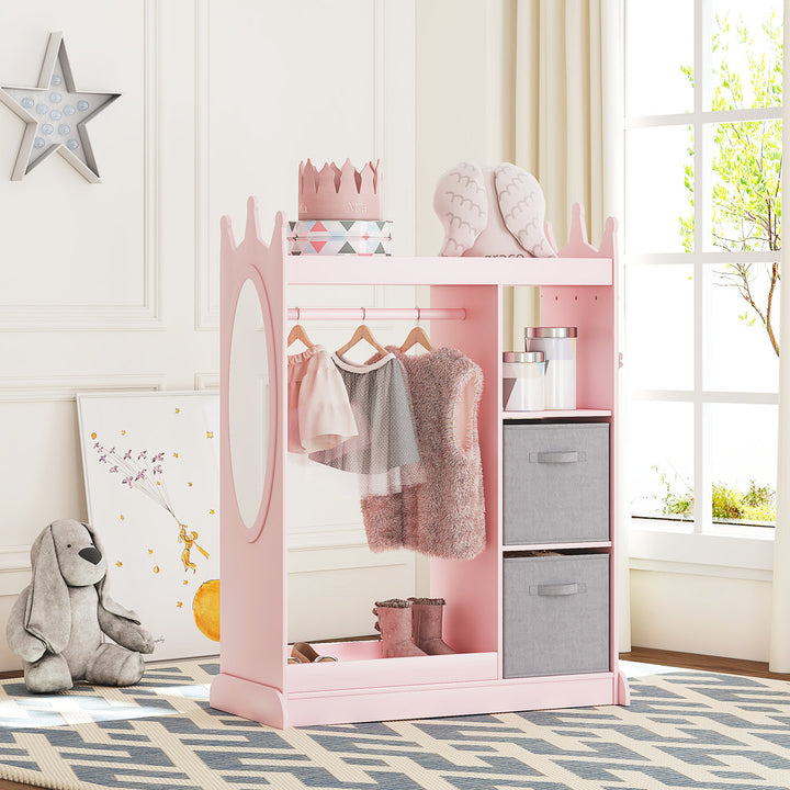 Helen Armoire Gemma Violet Color: Pink