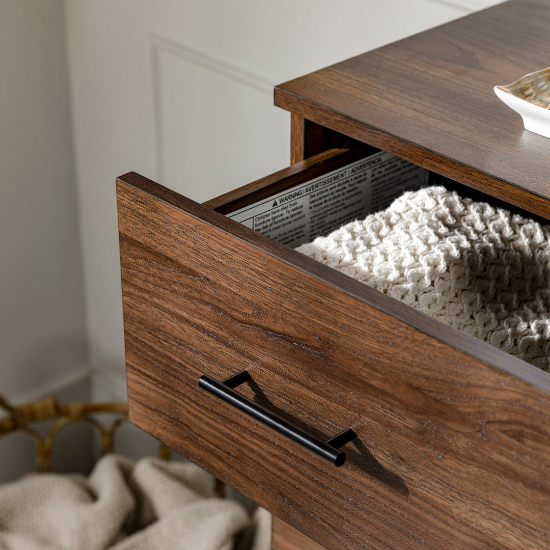 Cambi 4 Drawer 30" W Chest Wade Logan® Color: Dark Walnut/Dark Walnut