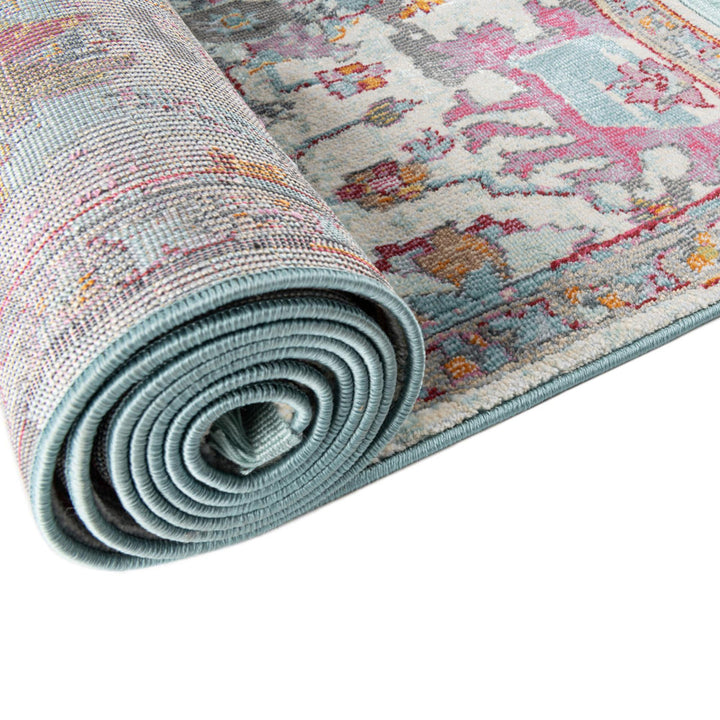 Haefner  Floral Orange/Gray/Blue Area Rug Langley Street® Rug Size: Rectangle 8'2" x 10'