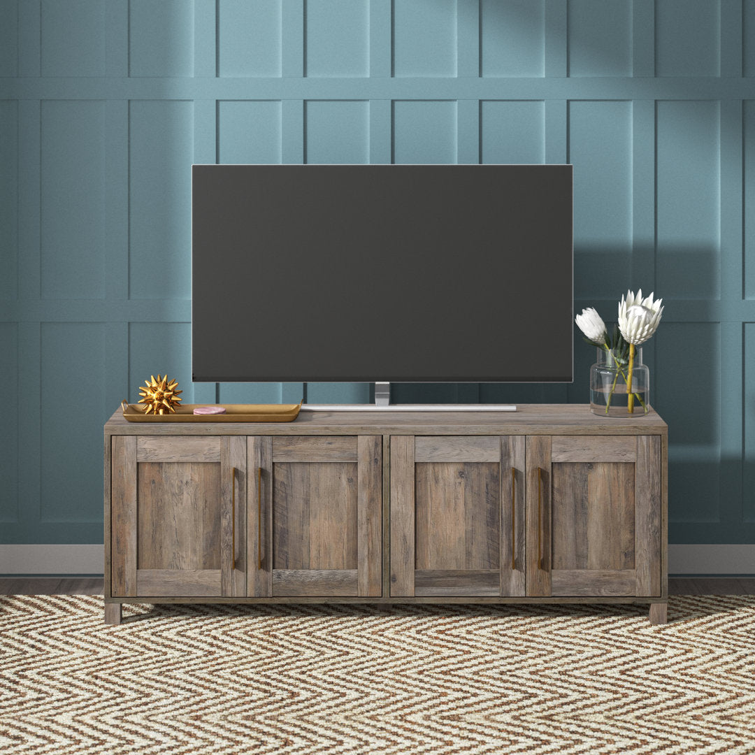 Chabot TV Stand for TVs up to 78" Latitude Run® Color: Gray/Oak