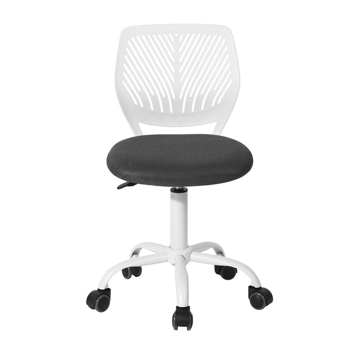 Elkland 360° Swivel Mesh Fabric Writing Office Task Chair with Height Adjustable for Teenager Hashtag Home Upholstery Color: Gray