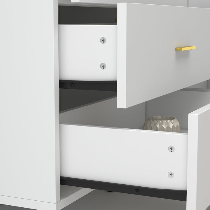 Hoschton 6 Drawer 47.2'' W Double Dresser Willa Arlo™ Interiors Color: White