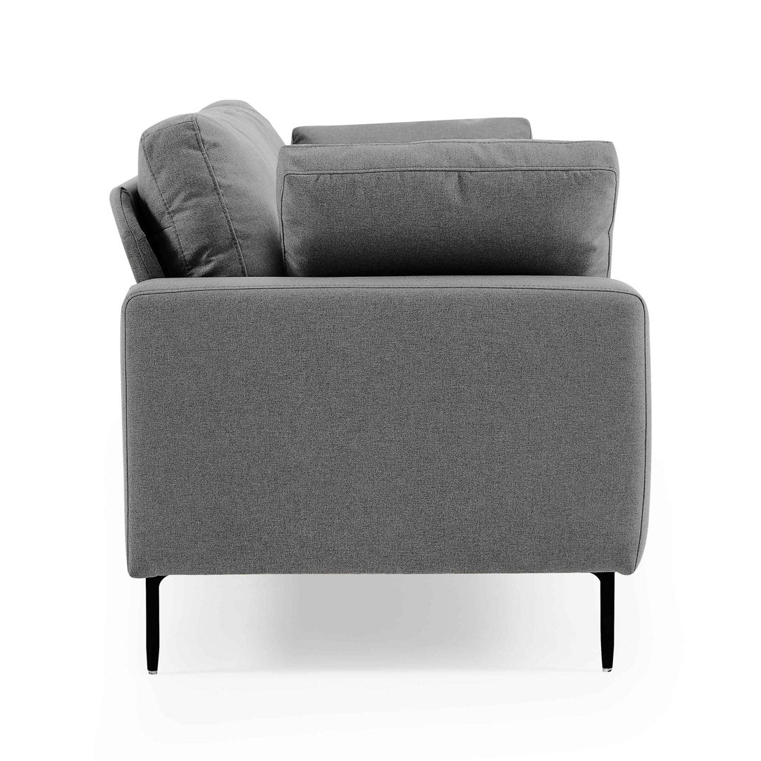 Jeses MINIMORE Modern Style Etta 84.3" Mid-Century Modern Design Sofa Corrigan Studio® Fabric: Gray Cotton Blend