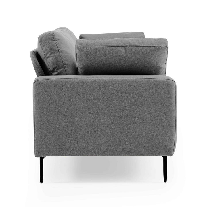 Jeses MINIMORE Modern Style Etta 84.3" Mid-Century Modern Design Sofa Corrigan Studio® Fabric: Gray Cotton Blend