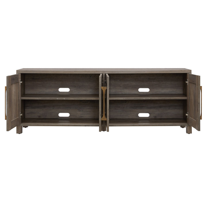 Chabot TV Stand for TVs up to 78" Latitude Run® Color: Gray/Oak