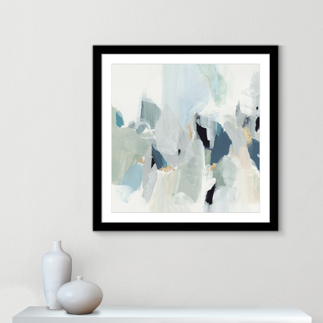 Little Talks II by Isabelle Z - Picture Frame Print on Canvas Casa Fine Arts Size: 33.5" H x 33.5" W x 1.25" D Format: Black Picture Framed Paper