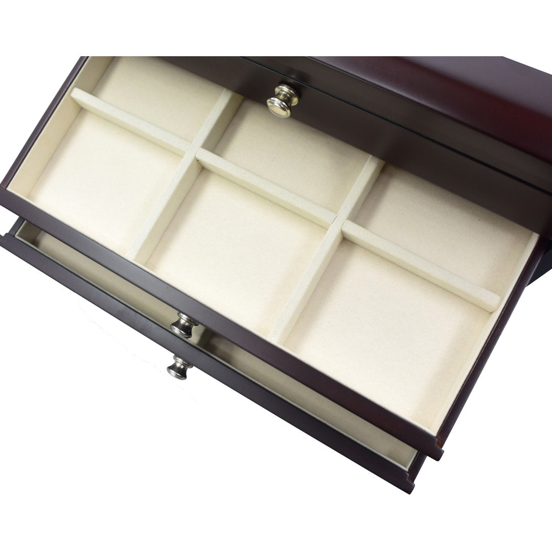 Elegant Jewelry Box Charlton Home® Finish: Java