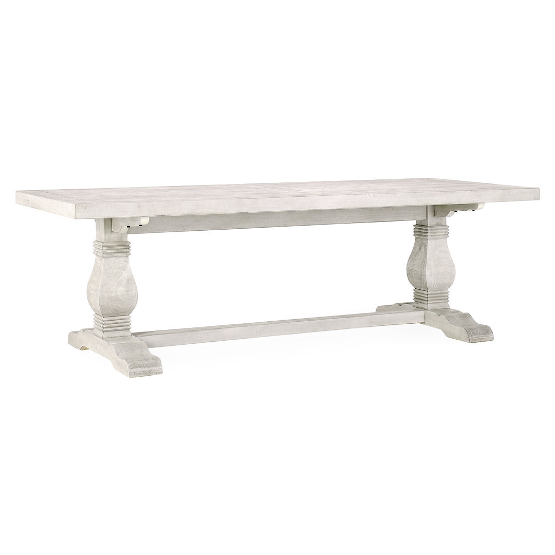 Kinston 94" Solid Wood Dining Table Birch Lane™ Color: Distressed Ivory